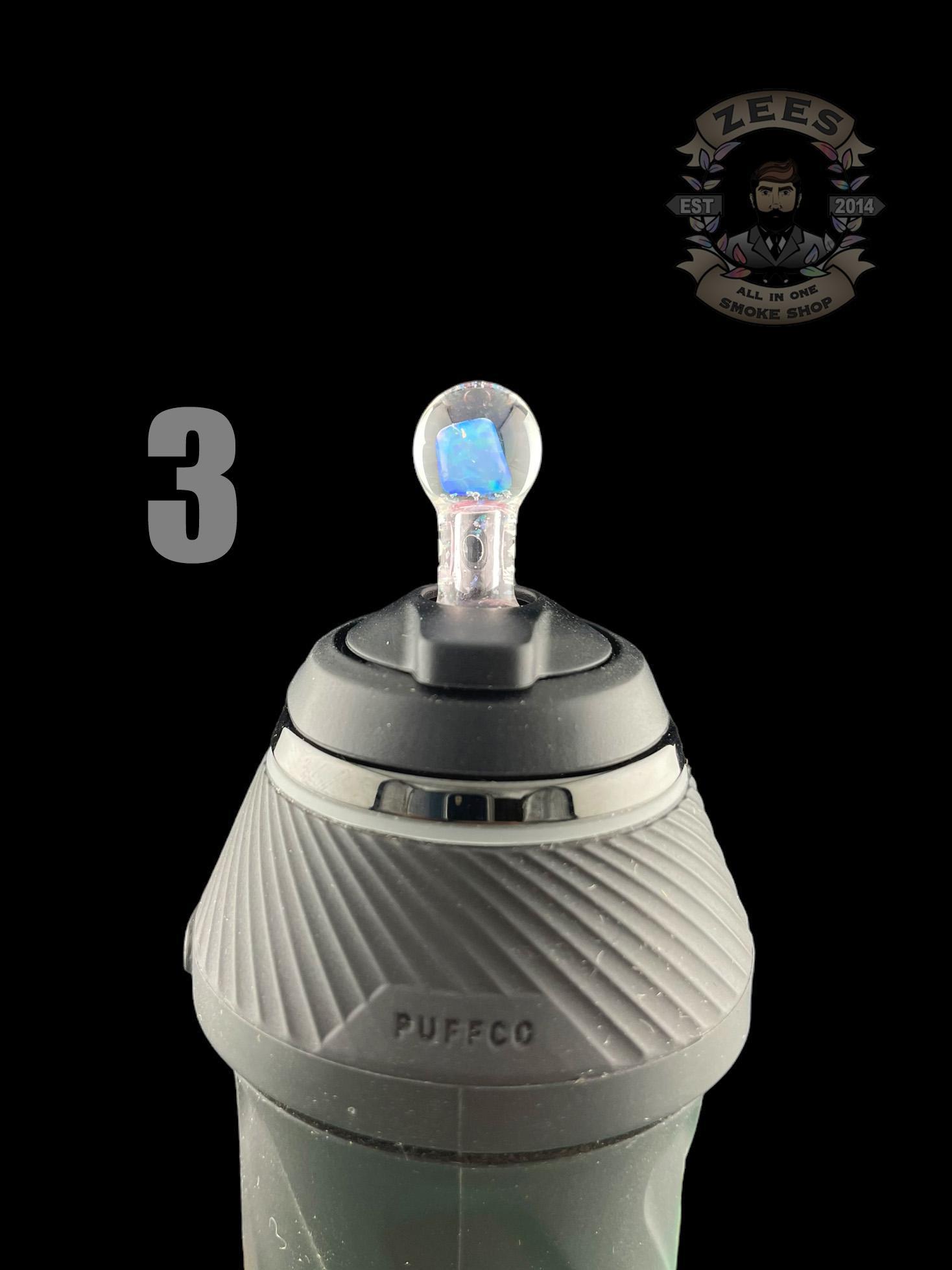 ORGANIK GLASS: CROPAL ENCASED OPAL PUFFCO PROXY BALL CAP - Image 5