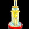 BRONX GLASS: SILVER FUMED X RED POMP - Image 3