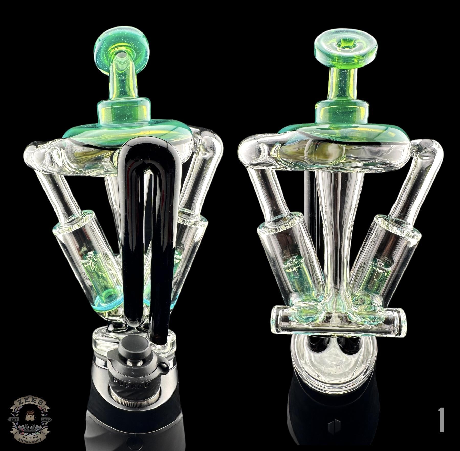 NIB GLASS: V-TWIN PUFFCO PEAK ATTACHMENT