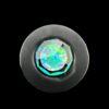 SMIR GLASS X MR FACET: FACETED ENCASED OPAL OCULUS PLUG BLACK BOTTOM - Image 2
