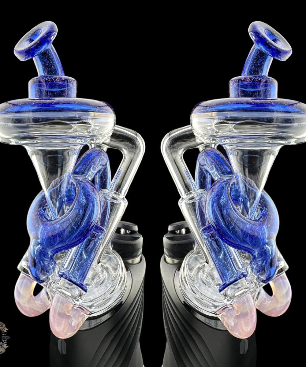 Alternative view of NIB GLASS: DOUBLE PISTON PUFFCO PEAK ATTACHMENT