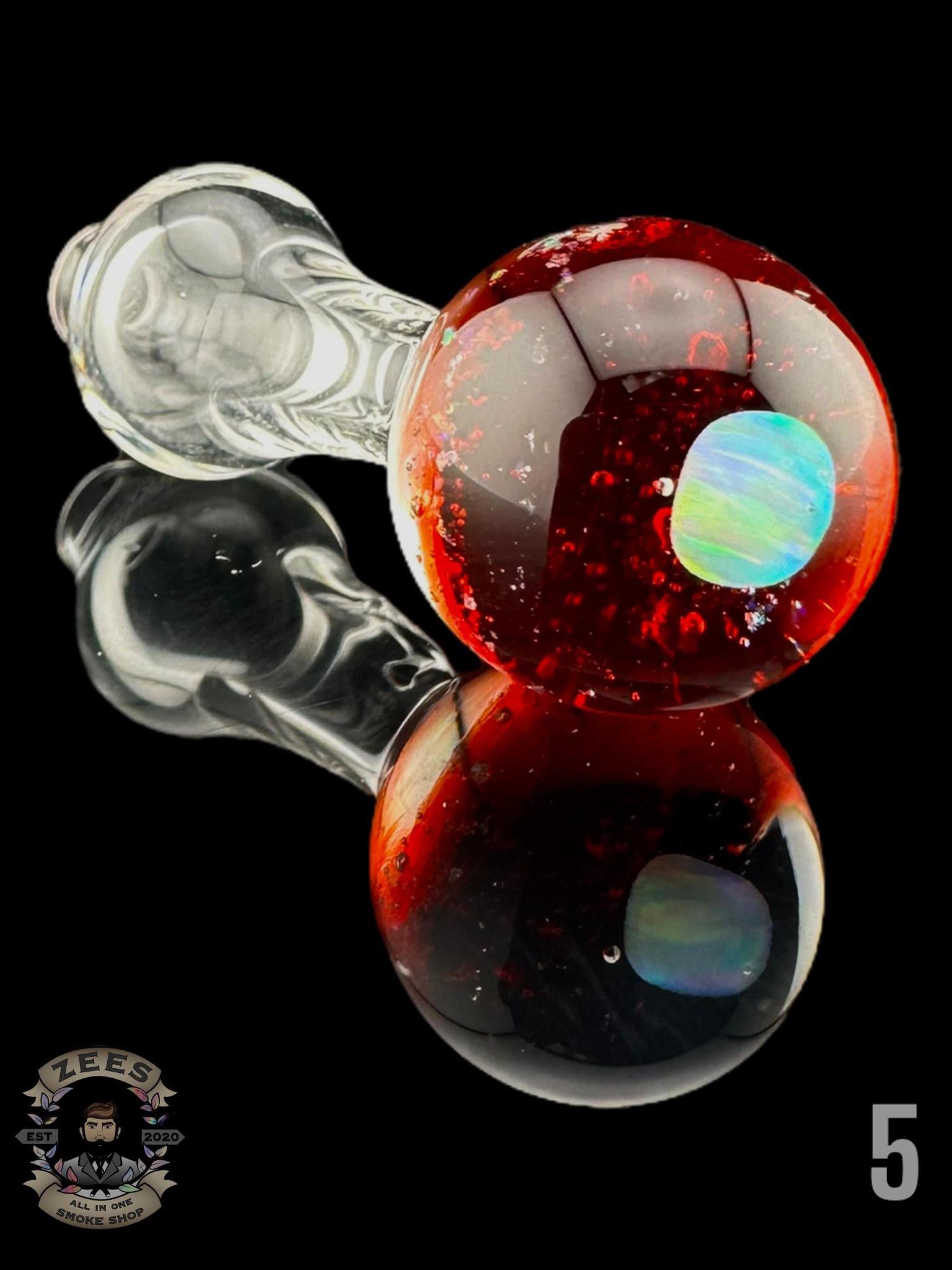 CAPTAIN TOKEZ GLASS: ENCASED OPAL CROPAL PUFFCO PEAK PRO BALL CAP - Image 5