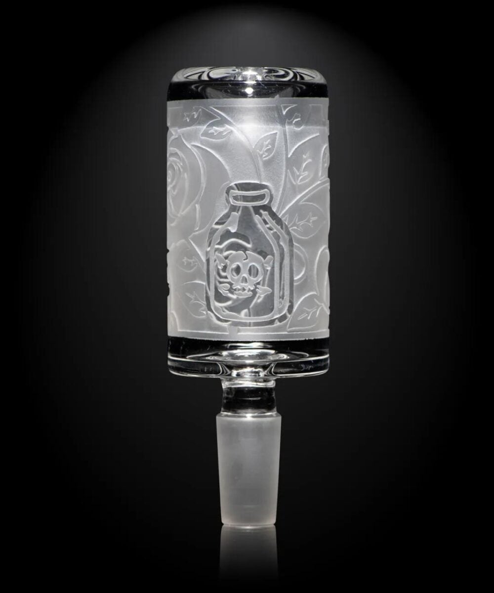 MILKY WAY GLASS: TONIC ROSE CLEAR LONG BOWL (MB-003)