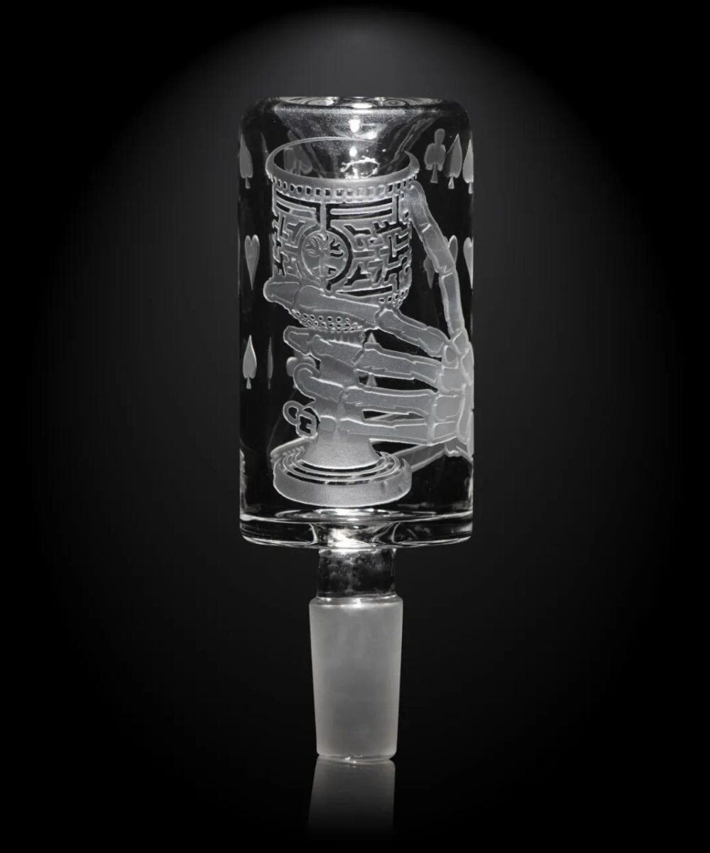 MILKY WAY GLASS: EMPERORS CHALICE LONG BOWL
