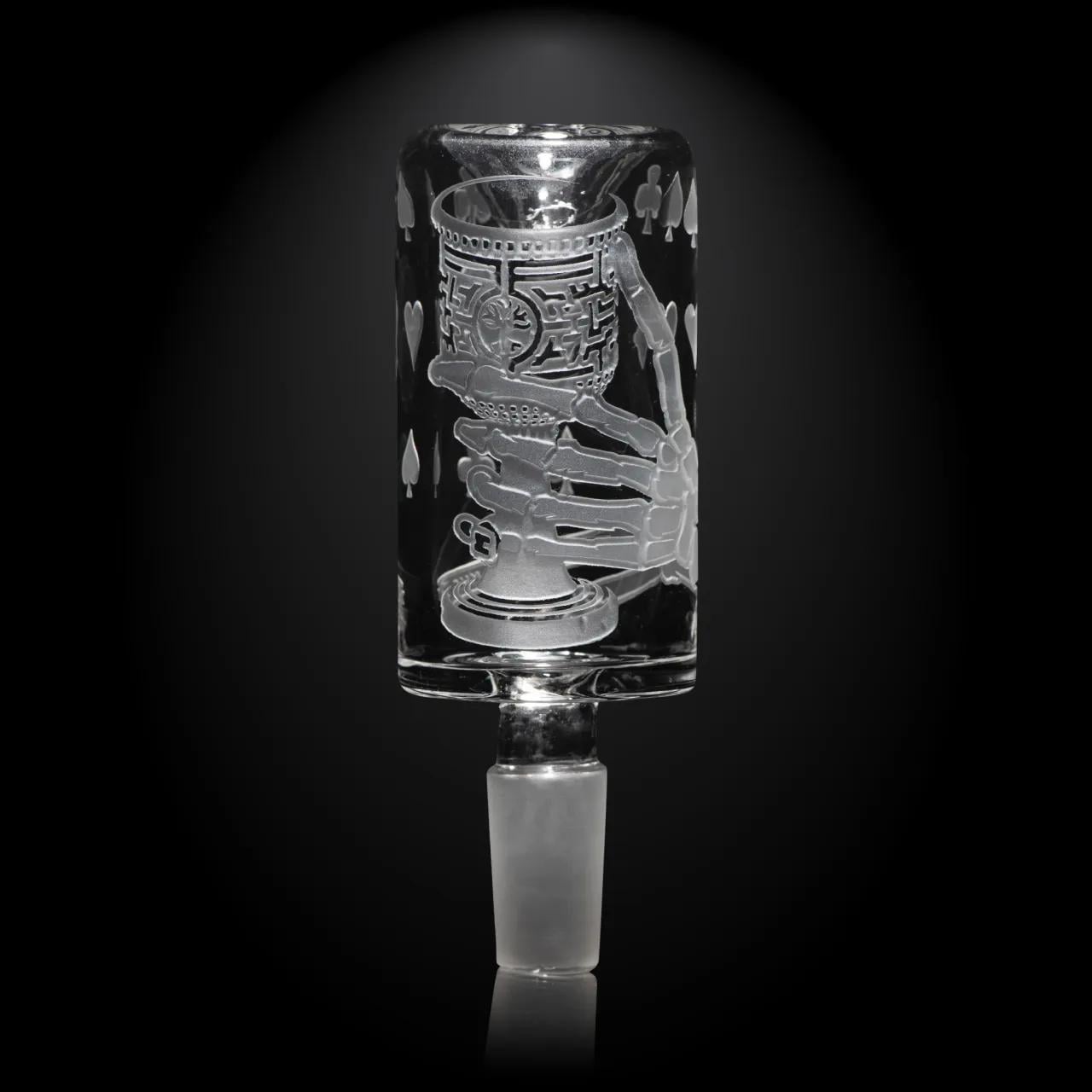 MILKY WAY GLASS: EMPERORS CHALICE LONG BOWL