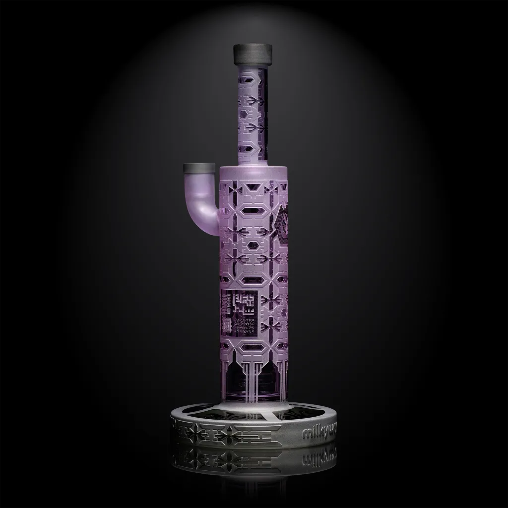 MILKY WAY GLASS: DARK MATTERT GENERATOR 11" DAB RIG- CLEAR (MK-1316)