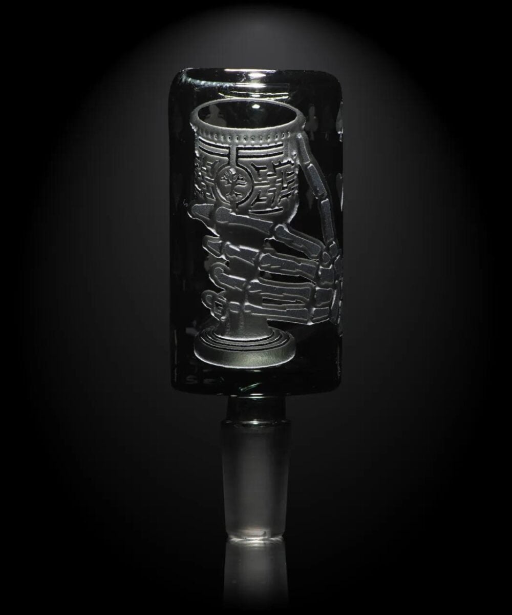 Alternative view of MILKY WAY GLASS: EMPERORS CHALICE LONG BOWL
