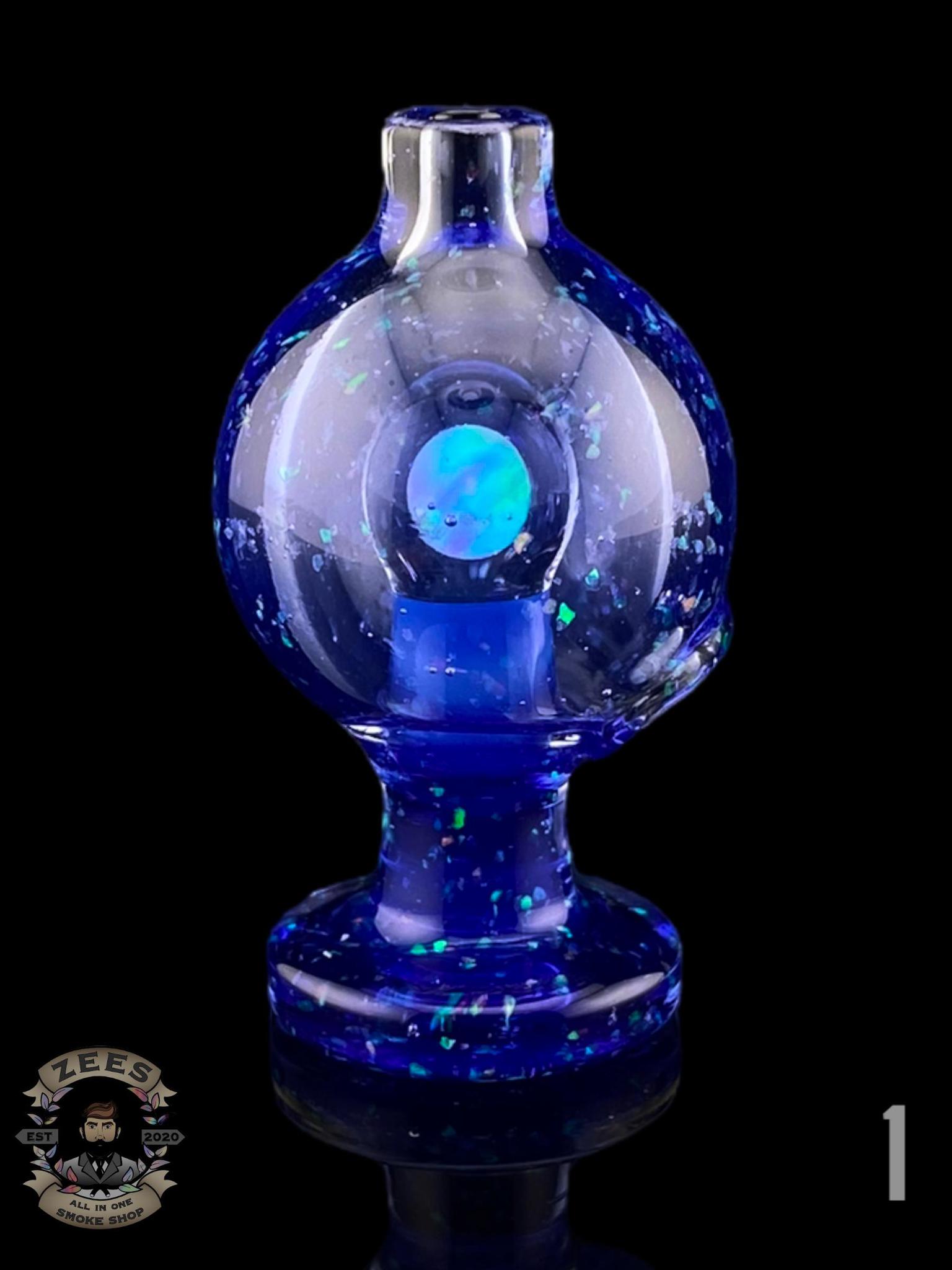 SOUP GLASS: CROPAL ENCASED OPAL PUFFCO PEAK/PRO BUBBLE CAP - Image 2