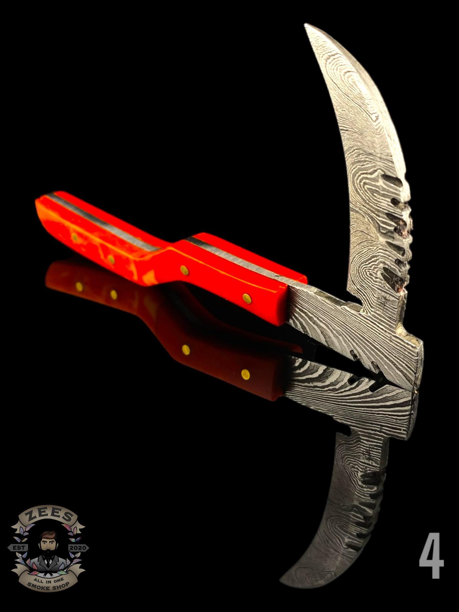 DAMASCUS HK KNIVES: DAMASCUS SCYTHE DABBER - Image 5