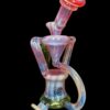 CURSE GLASS 2:1 AMBER PURPLE AND GREEN DUAL UPTAKE RECYCLER - Image 3