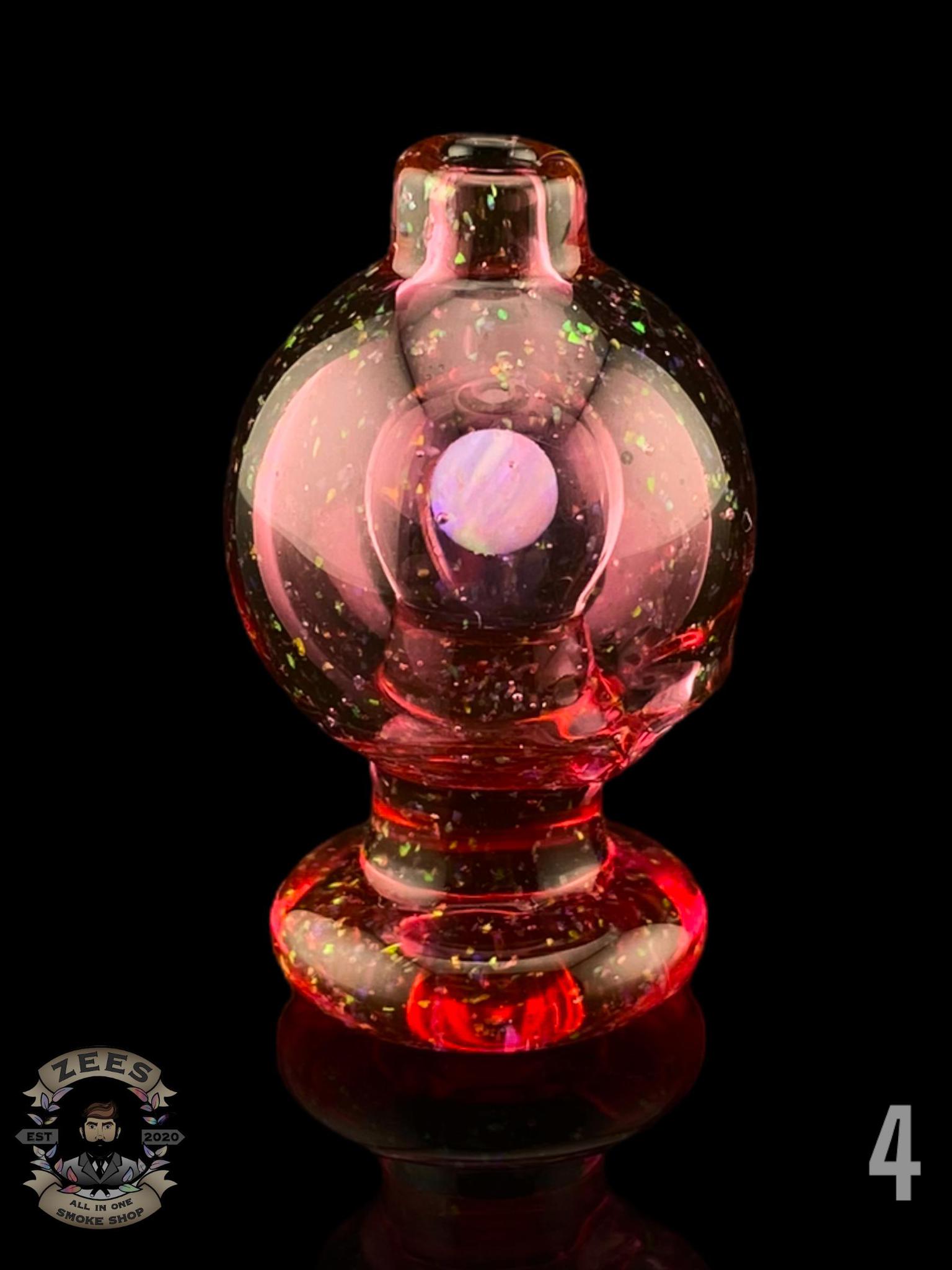SOUP GLASS: CROPAL ENCASED OPAL PUFFCO PEAK/PRO BUBBLE CAP - Image 5