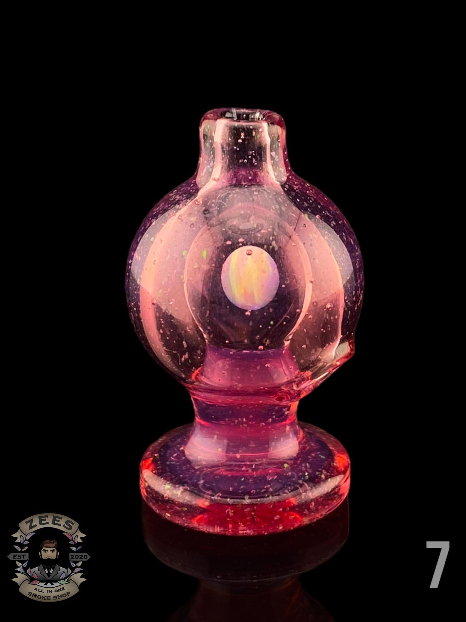 SOUP GLASS: CROPAL ENCASED OPAL PUFFCO PEAK/PRO BUBBLE CAP - Image 8
