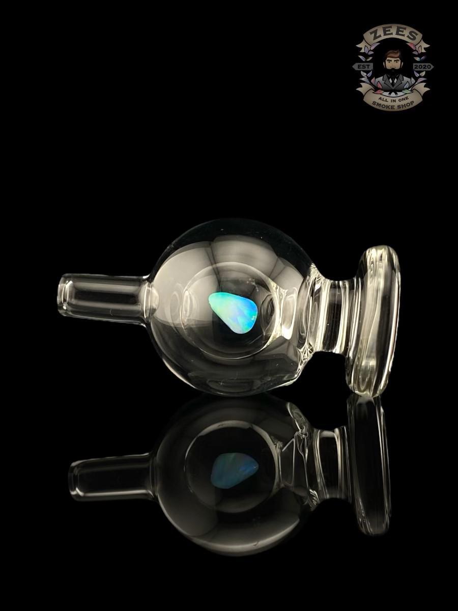 SOUP GLASS: 25MM CLEAR ENCASED OPAL CARB CAP - Image 2