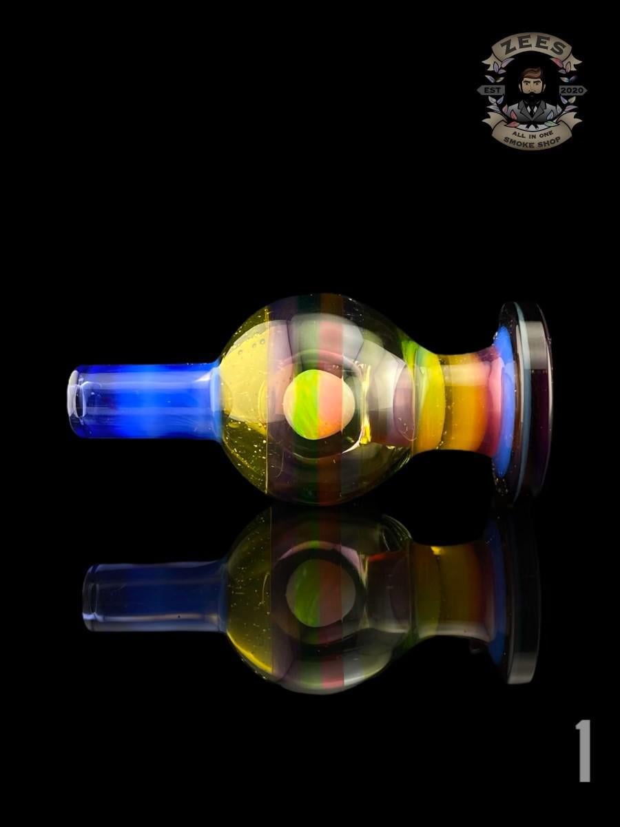 SOUP GLASS: 25MM COSMIC STACKED ENCASED BUBBLE CAP - Image 2