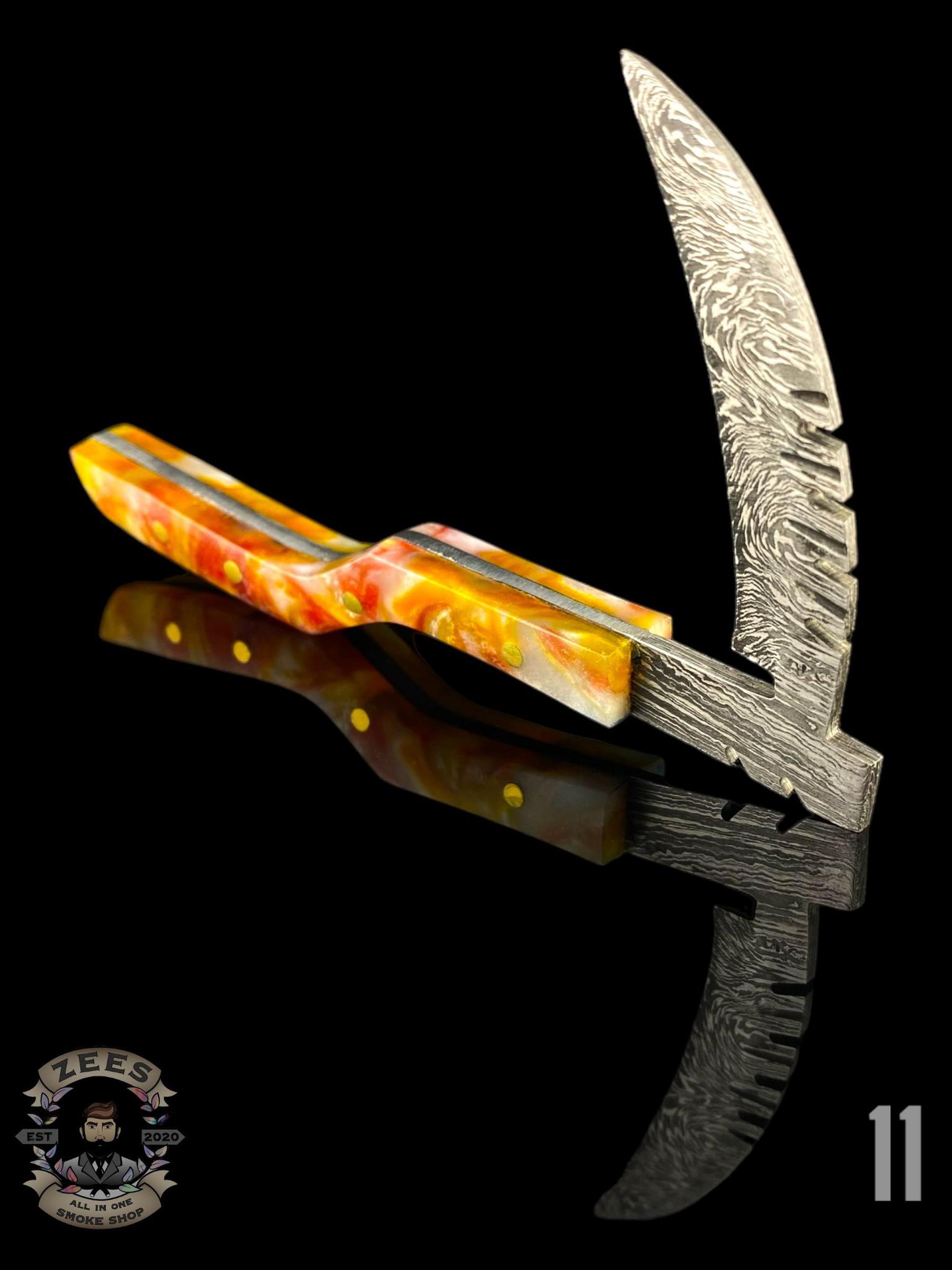 DAMASCUS HK KNIVES: DAMASCUS SCYTHE DABBER - Image 12