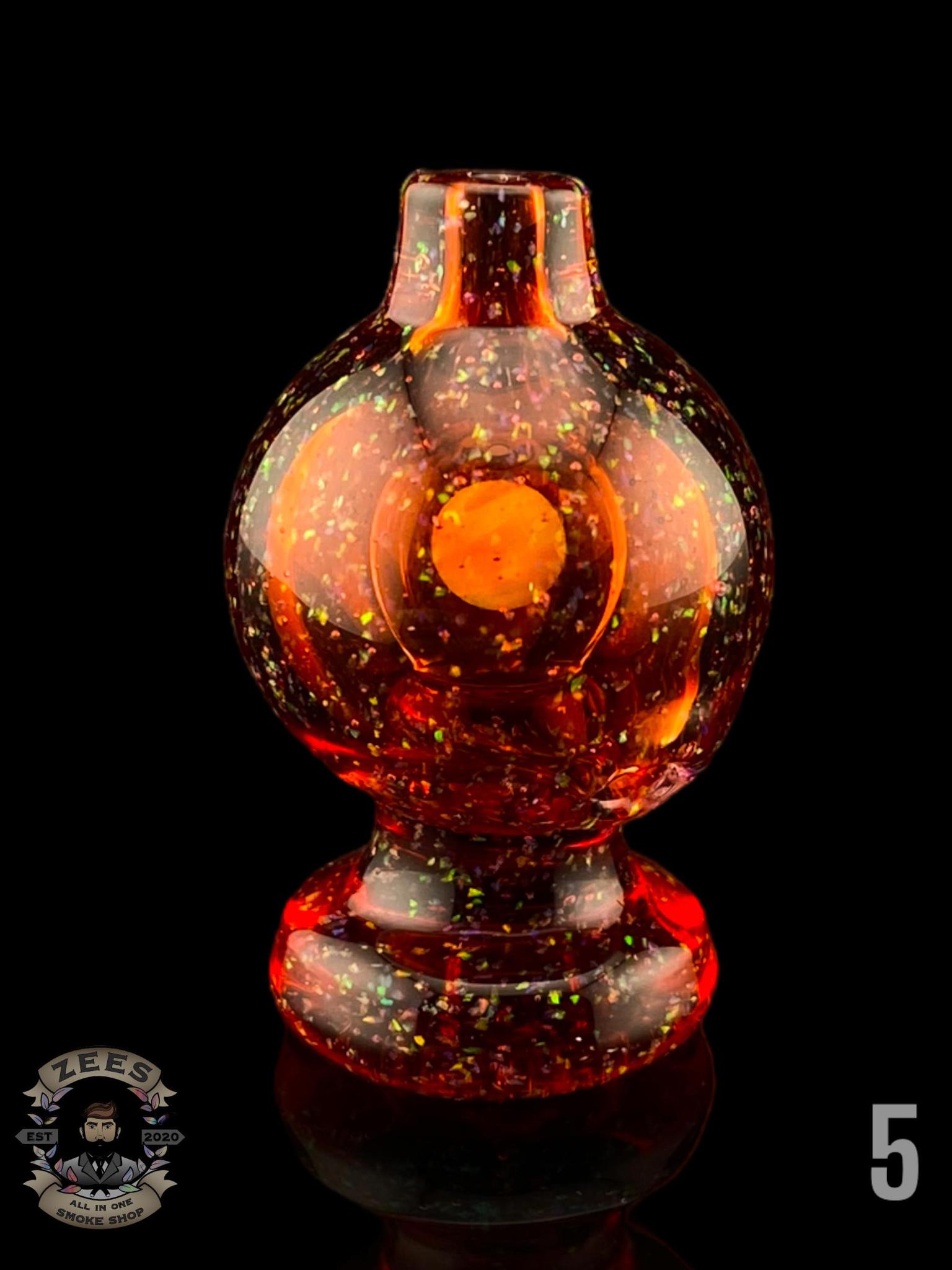 SOUP GLASS: CROPAL ENCASED OPAL PUFFCO PEAK/PRO BUBBLE CAP - Image 6
