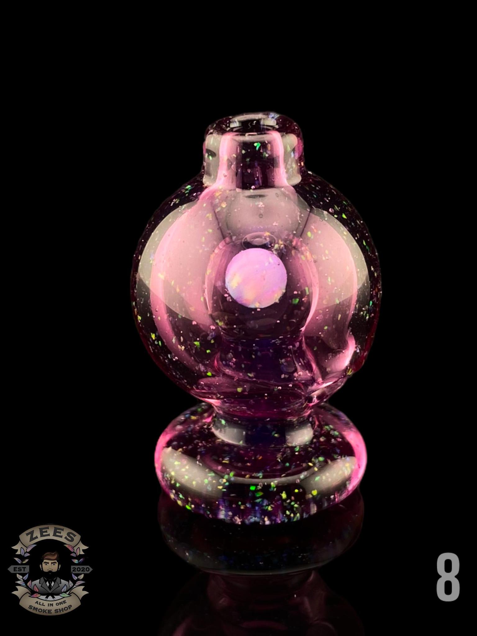 SOUP GLASS: CROPAL ENCASED OPAL PUFFCO PEAK/PRO BUBBLE CAP - Image 9