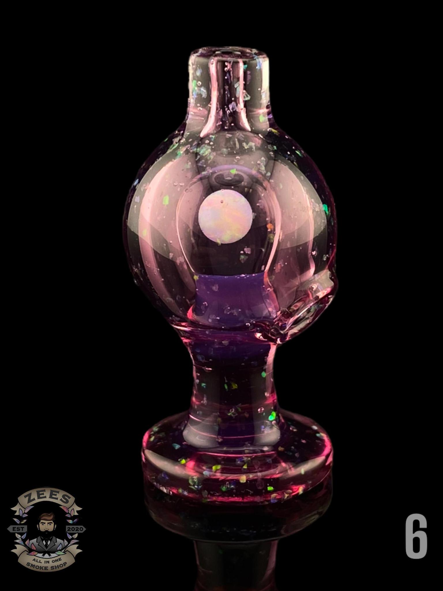 SOUP GLASS: CROPAL ENCASED OPAL PUFFCO PEAK/PRO BUBBLE CAP - Image 7