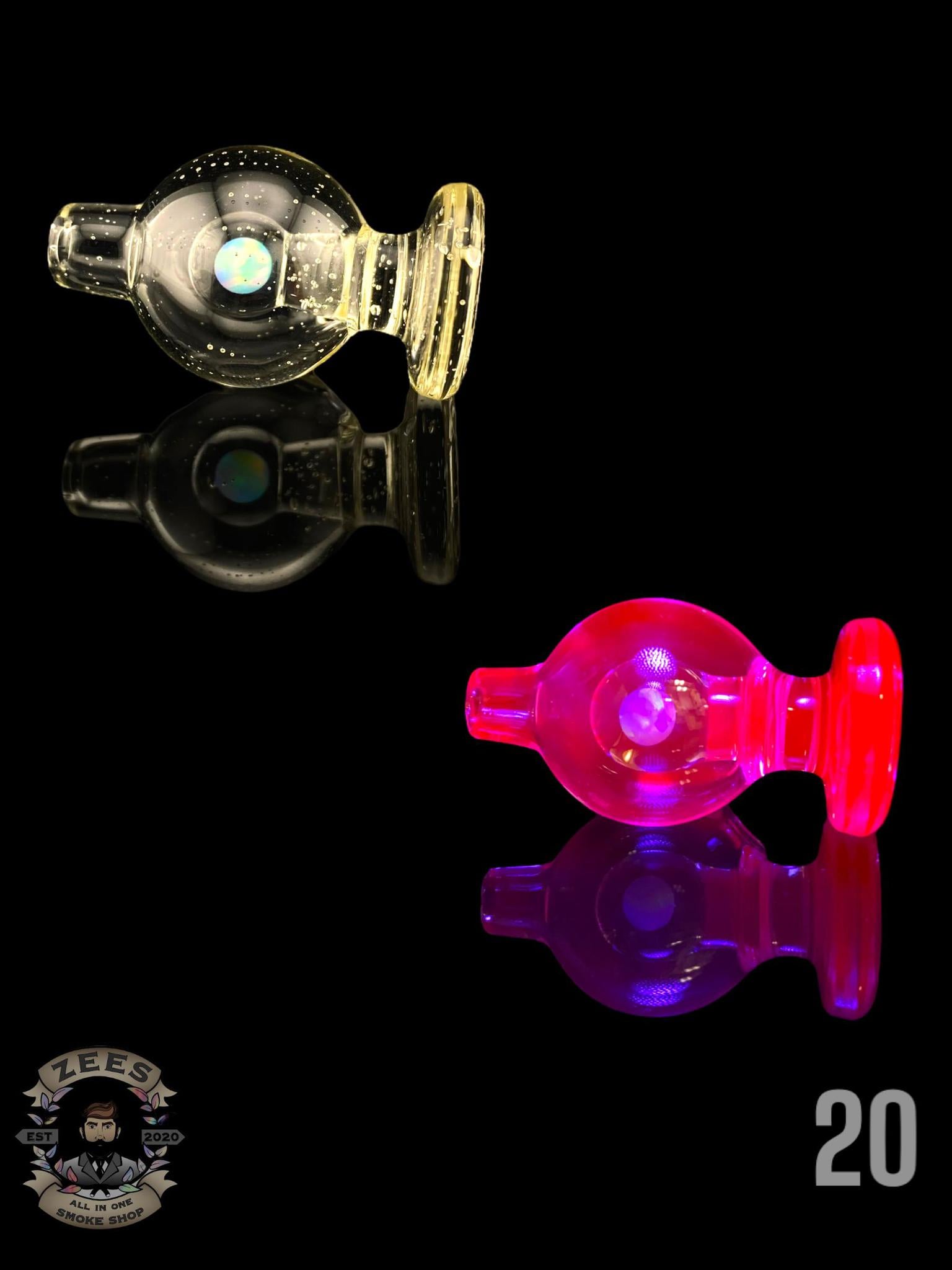 SOUP GLASS: FULL COLOR ENCASED OPAL PUFFCO PEAK/PEAK PRO BUBBLE CAP - Image 21