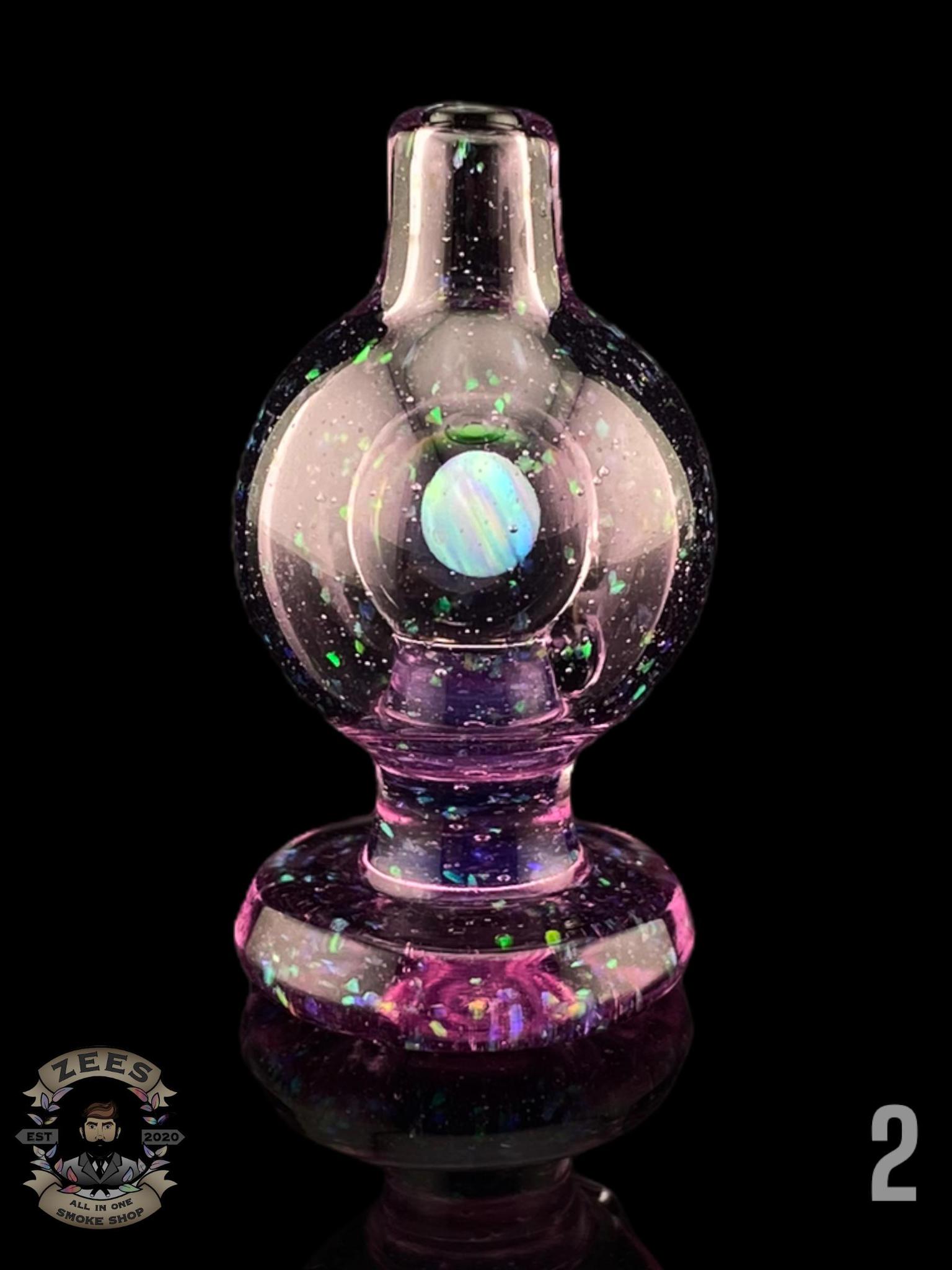 SOUP GLASS: CROPAL ENCASED OPAL PUFFCO PEAK/PRO BUBBLE CAP - Image 3