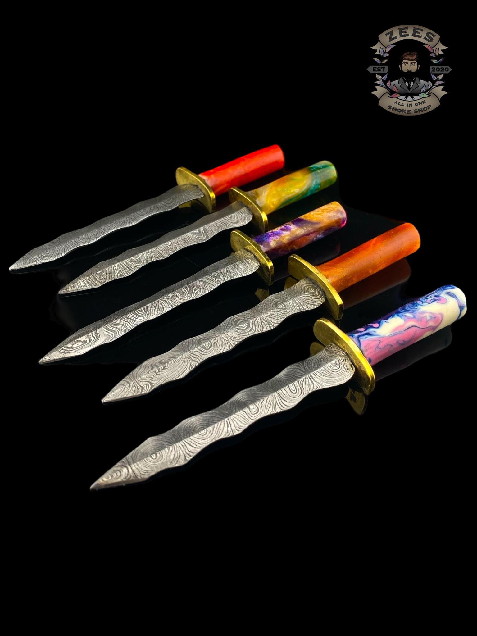 DAMASCUS HK KNIVES: DAMASCUS FLAMBERGE SWORD DABBER - Image 2