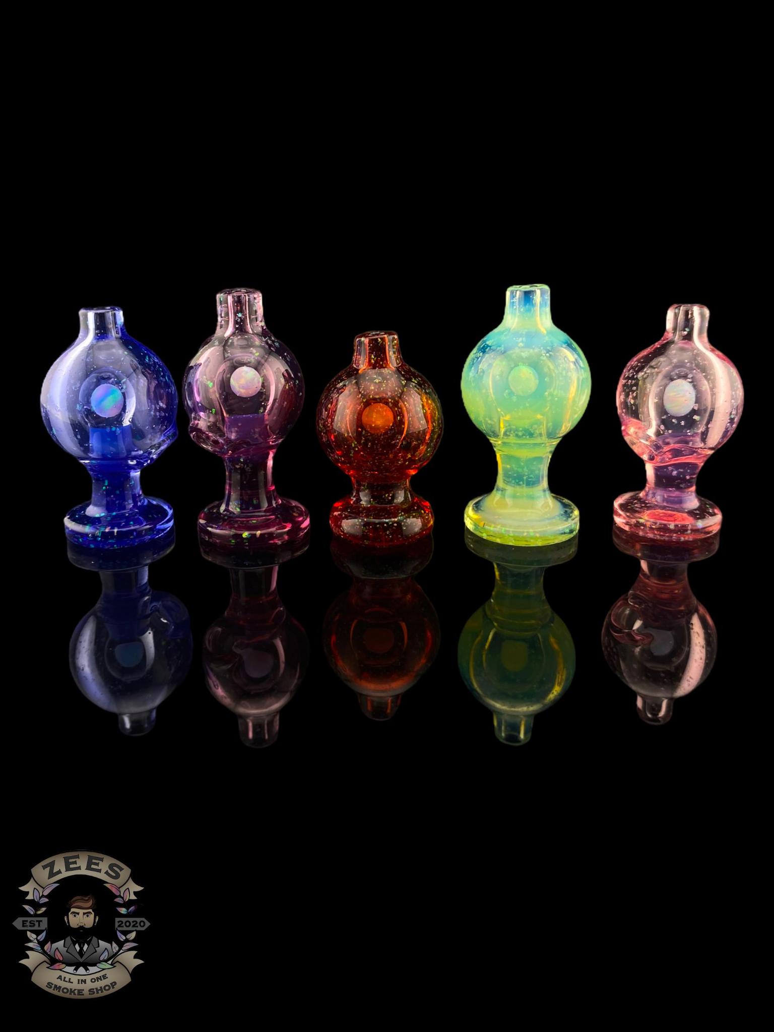 SOUP GLASS: CROPAL ENCASED OPAL PUFFCO PEAK/PRO BUBBLE CAP