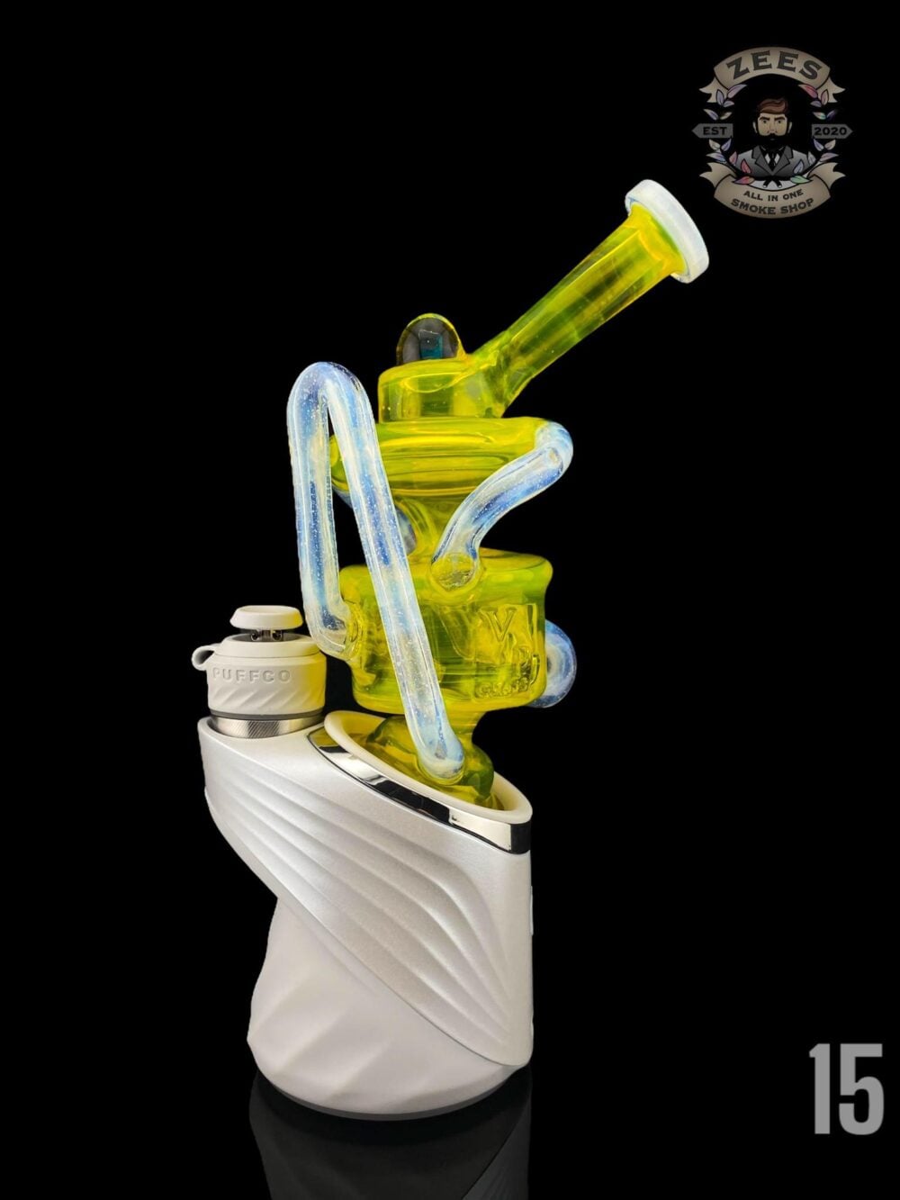 VIP GLASS: DUAL RECYCLER PUFFCO PEAK ATTACHMENT | Zee Vapor