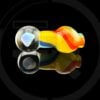 IRIDESCENT GLASS: ENCASED OPAL LINEWORK PUFFCO PEAK PRO BALL CAP - Image 4