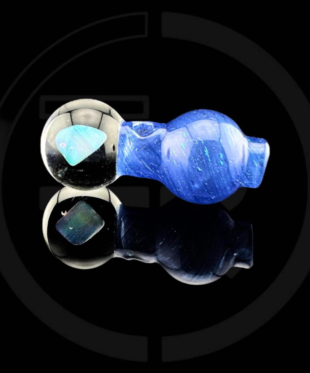 Alternative view of IRIDESCENT GLASS: ENCASED OPAL DICHRO PUFFCO PEAK PRO BALL CAP