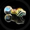 IRIDESCENT GLASS: ENCASED OPAL LINEWORK PUFFCO PEAK PRO BALL CAP - Image 2