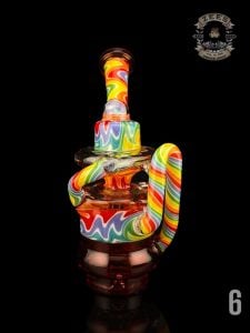 #6 - RAINBOW WIG WAG X RED POMP DUAL