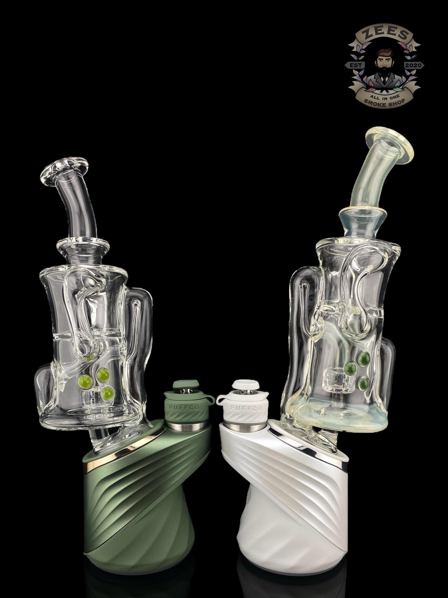 CHUBBY GLASS: CLEAR GILL RECYCLER PUFFCP PEAK ATTACHMENT | Zee Vapor