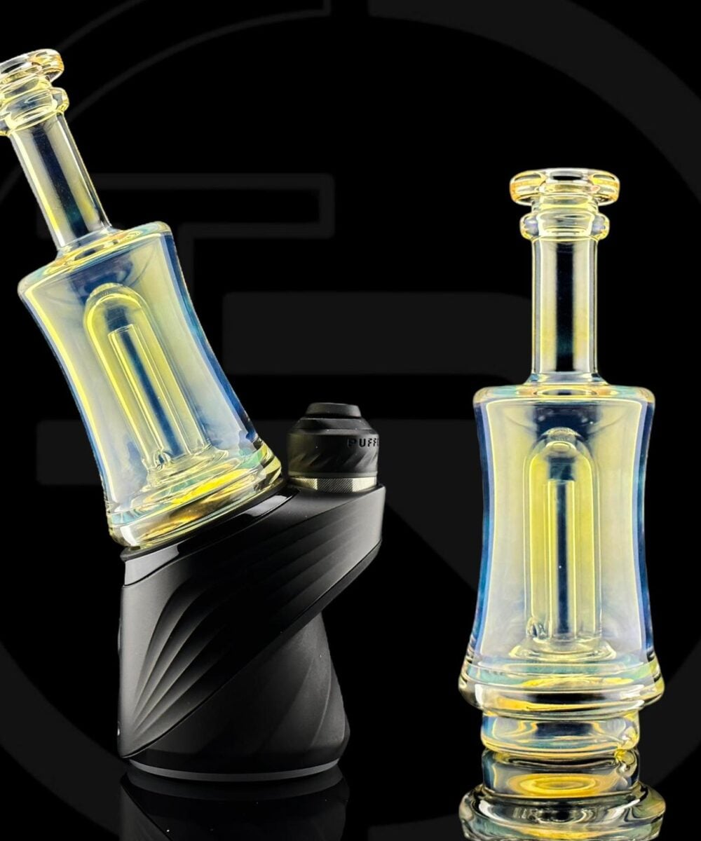 IRIDESCENT GLASS: FUMED PUFFCO PEAK ATTACHMENT - FUMED