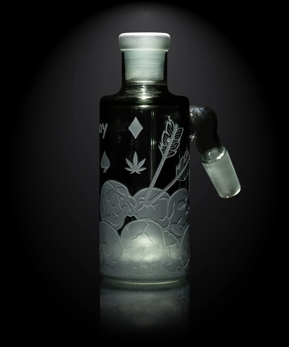 MILKY WAY GLASS: SMOKE 90 DEGREE WET ASH CATCHER