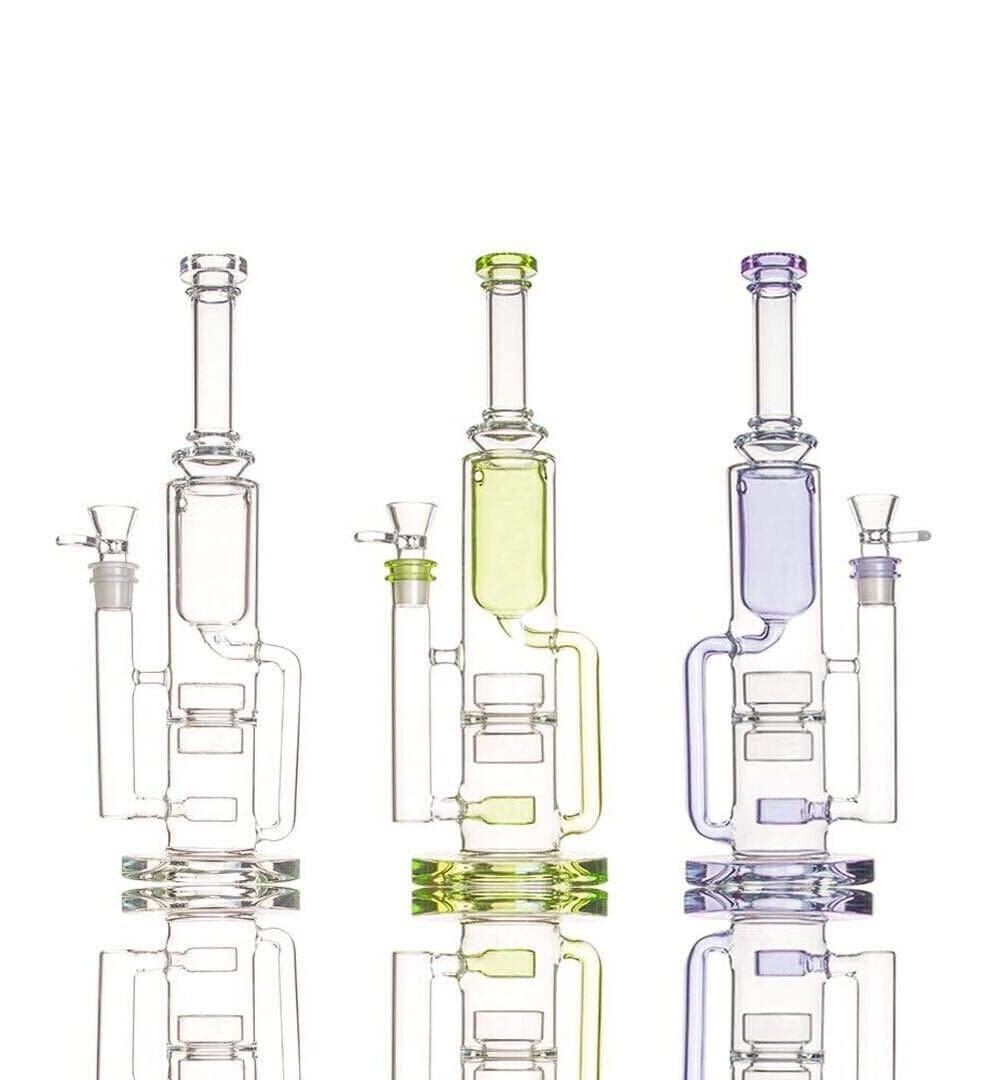 IRIDESCENT GLASS: 14" KLEIN INCYCLER WITH SOL PERC