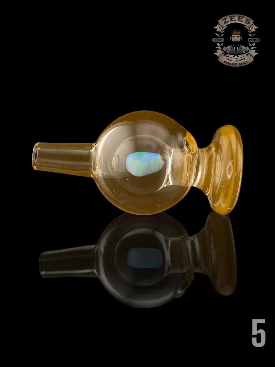 SOUP GLASS: 25MM FULL COLOR ENCASED OPAL CARB CAP GLASS VEGAS DROP - Image 6
