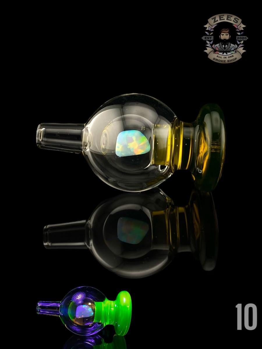 SOUP GLASS: 25MM COLOR ACCENTED ENCASED OPAL CARB CAP - Image 11