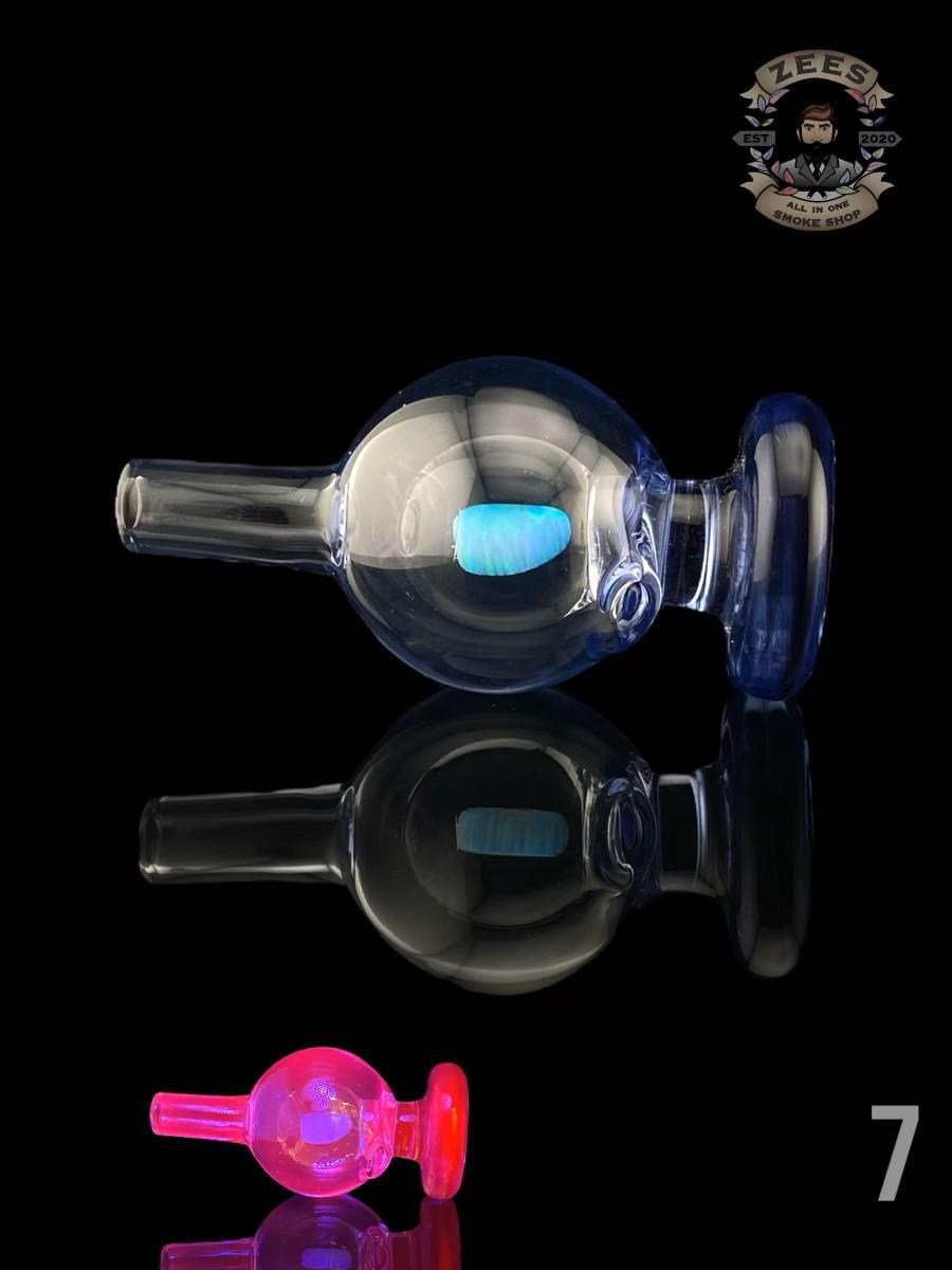 SOUP GLASS: 25MM FULL COLOR ENCASED OPAL CARB CAP GLASS VEGAS DROP - Image 8