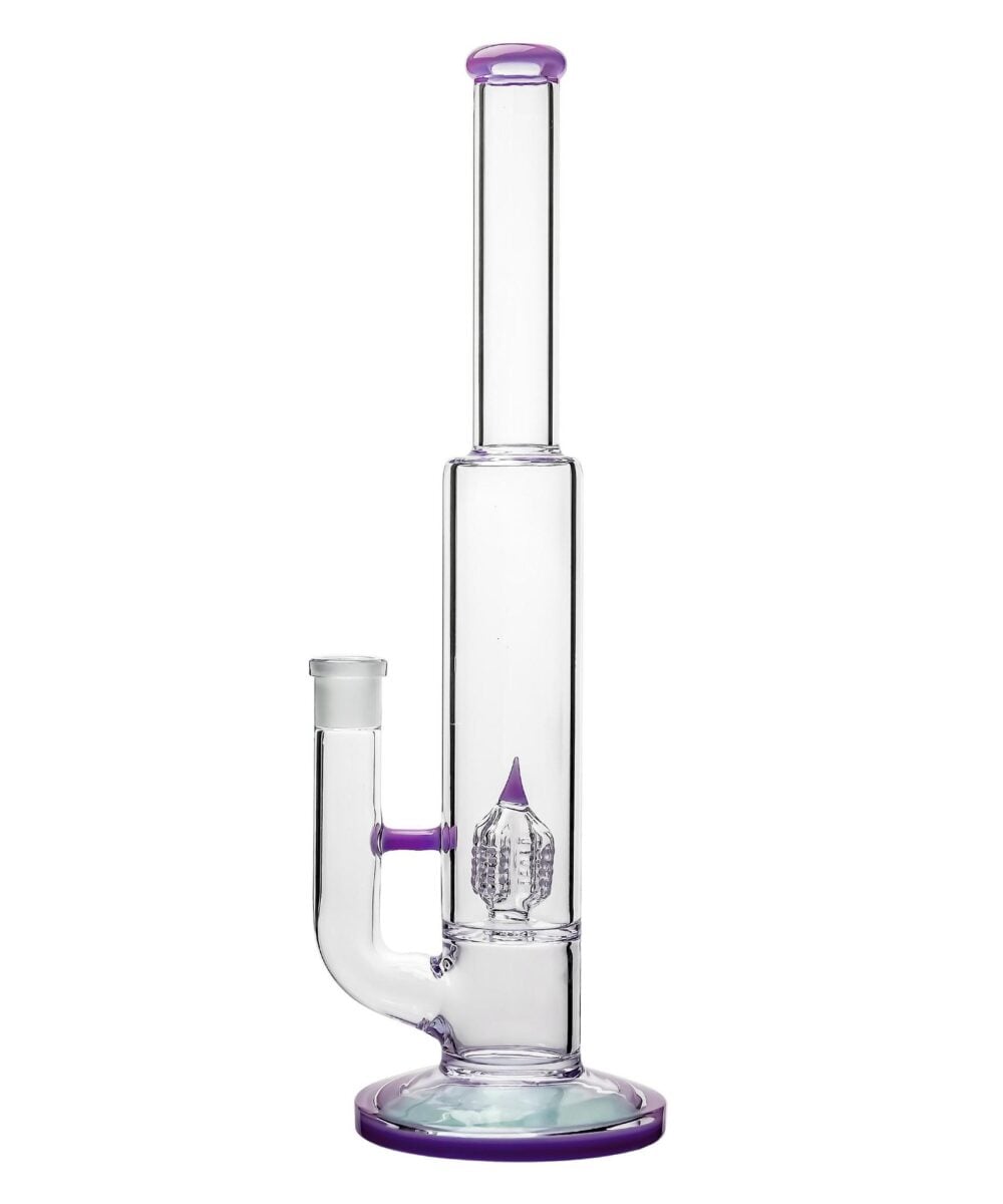 IRIDESCENT GLASS: 14" GRIDDED INVERT TUBE