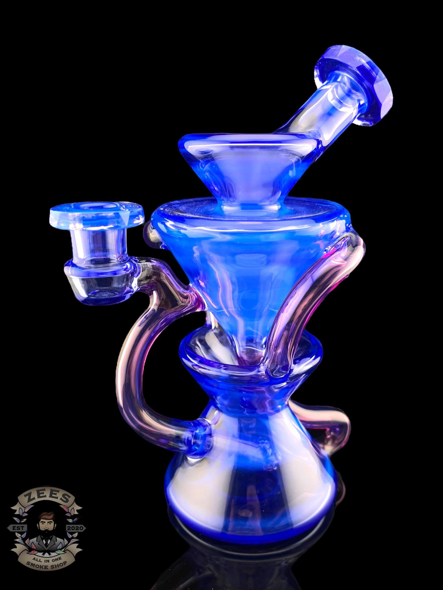 CAPTNCRONIC GLASS: EMPIRE X ROYAL JELLY FULL SIZE DUAL UPTAKE RECYCLER
