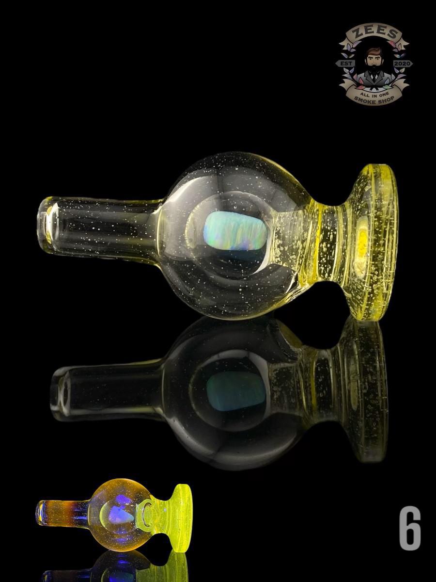 SOUP GLASS: 25MM FULL COLOR ENCASED OPAL CARB CAP GLASS VEGAS DROP - Image 7