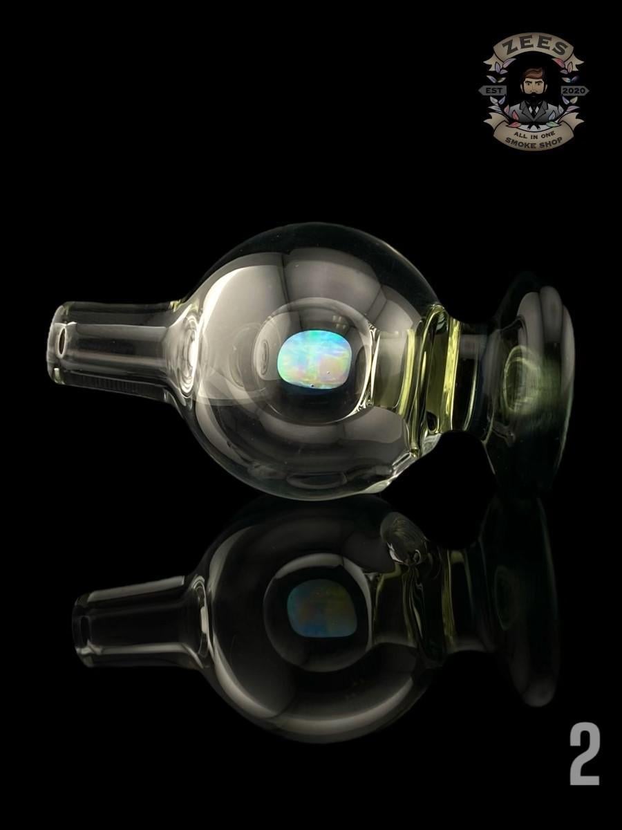 SOUP GLASS: 25MM COLOR ACCENTED ENCASED OPAL CARB CAP - Image 3