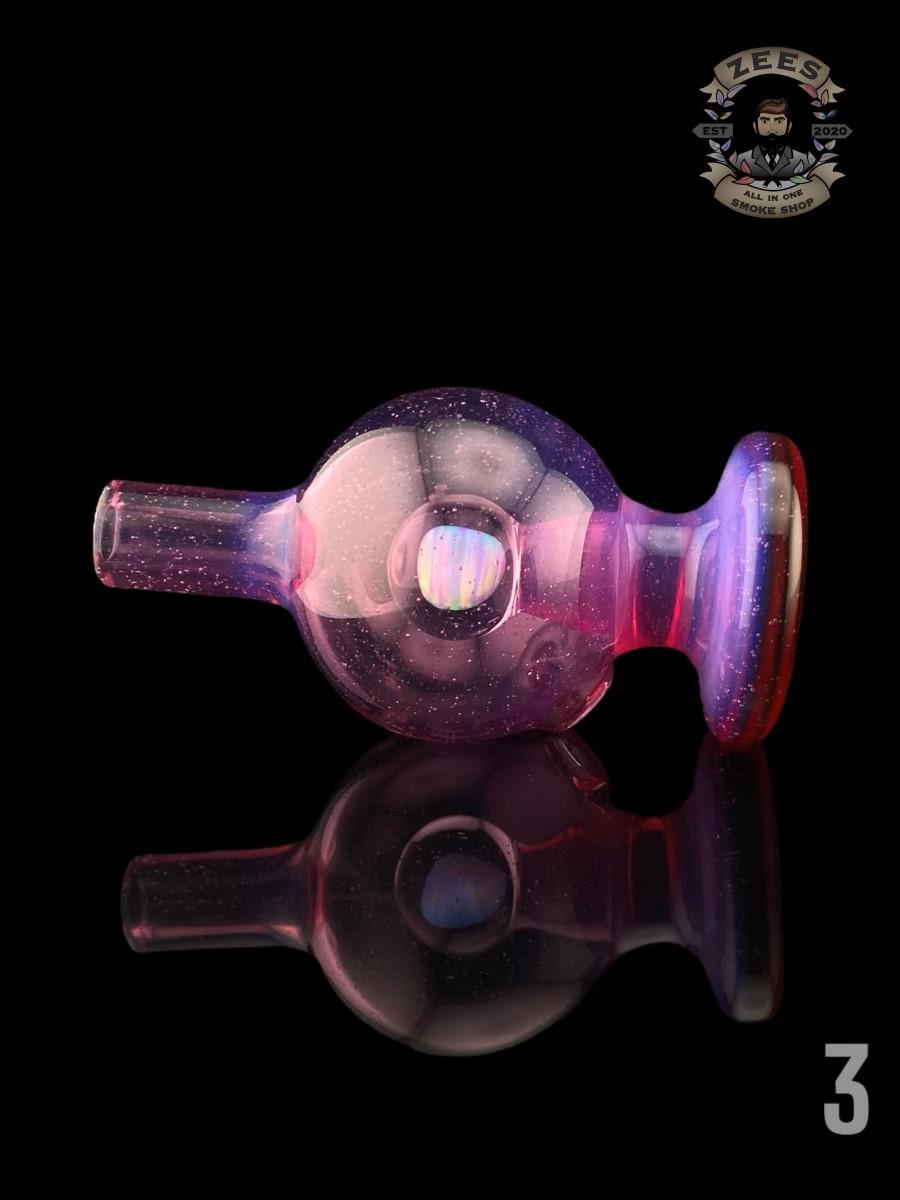 SOUP GLASS: 25MM FULL COLOR ENCASED OPAL CARB CAP GLASS VEGAS DROP - Image 4