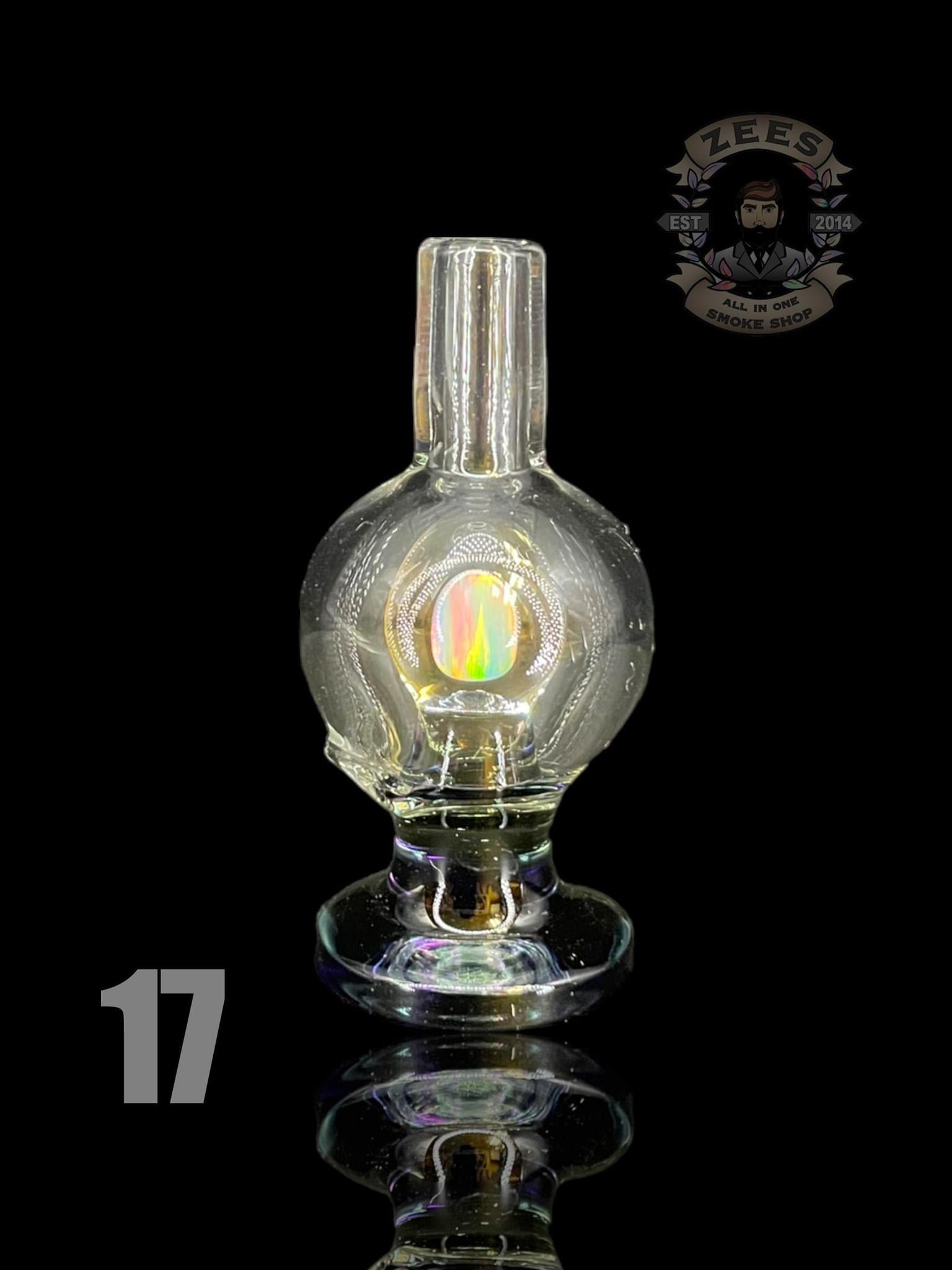 SOUP GLASS: 25MM COLOR ACCENTED ENCASED OPAL CARB CAP - Image 12