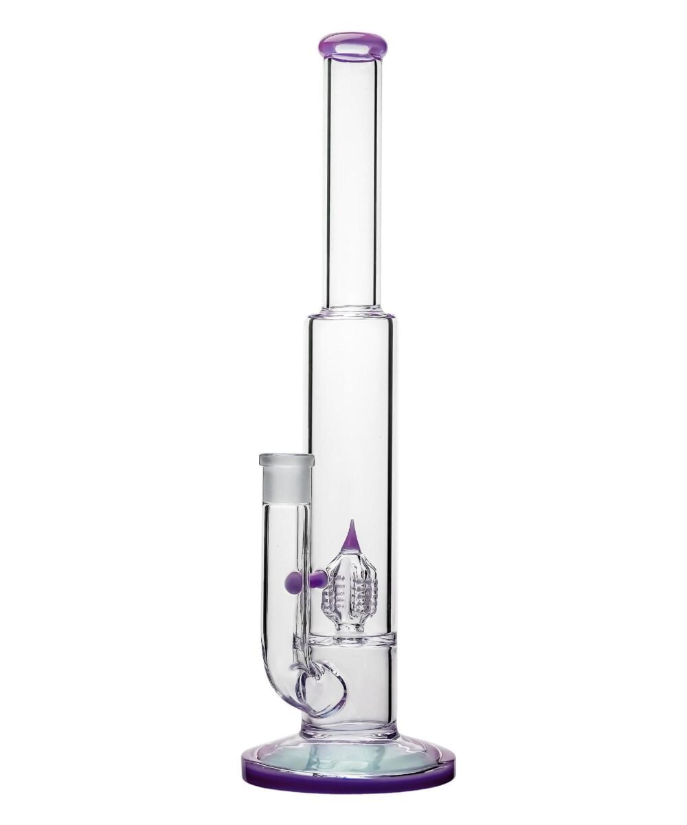 Alternative view of IRIDESCENT GLASS: 14" GRIDDED INVERT TUBE