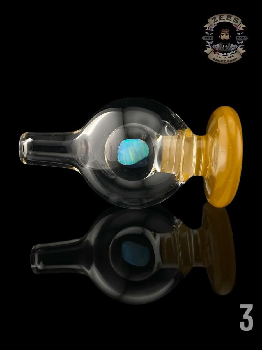 SOUP GLASS: 25MM COLOR ACCENTED ENCASED OPAL CARB CAP - Image 4