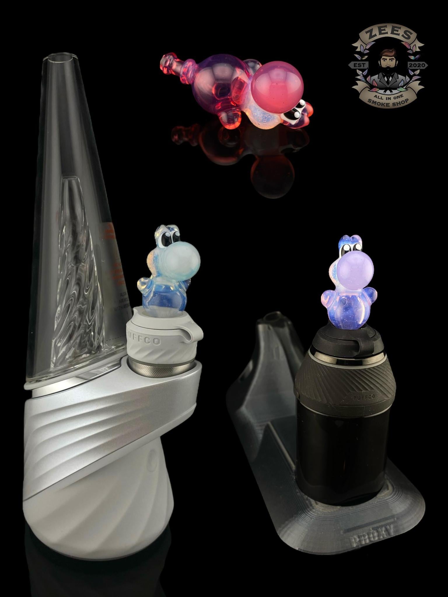 BELLZ GLASS: SOLID COLOR YOSHI PUFFCO PRO/PROXY JOYSTICK CAP | Zee