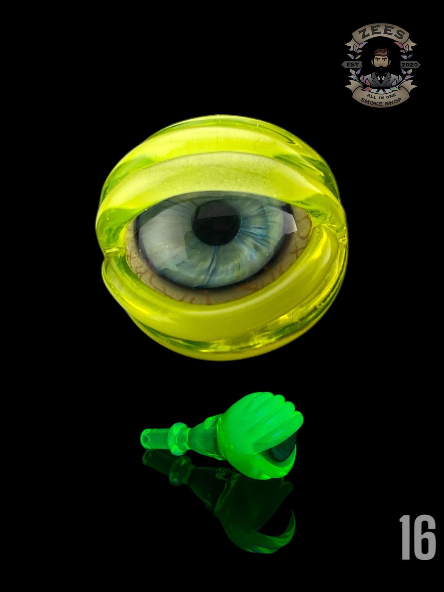 PIPPEN PIPPENGER GLASS: WORKED EYEBALL 3DXL PEAK PRO JOYSTICK CAP - Image 20