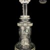 BRONX GLASS: CLEAR ENCASED OPAL INCYCLER #4 14MM - Image 2