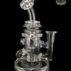 BRONX GLASS: CLEAR ENCASED OPAL INCYCLER #3 14MM - Image 3